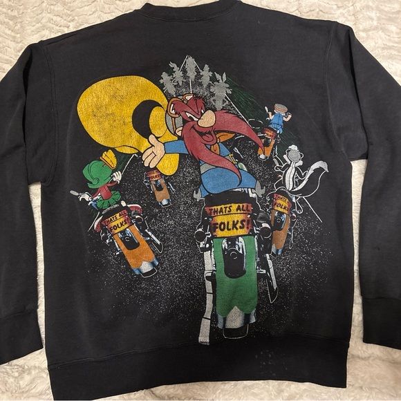 Looney tunes tultex sweat shirt  size Large - Picture 2 of 6